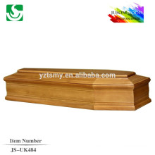 JS-UK484 European style standard coffin with suitable prices